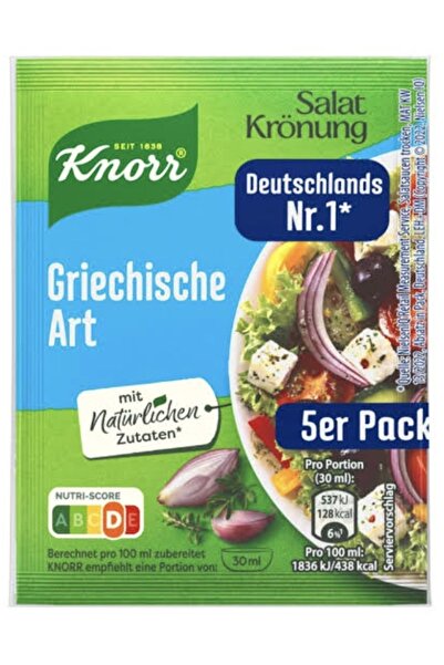 Knorr Griechische Art 5'li paket. Yunan usulü salata sosu