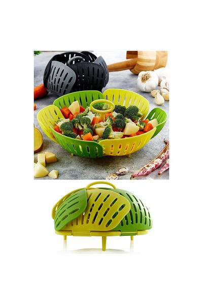 DEPOKON Foldable Steam Vegetable Cooking Boiling Apparatus