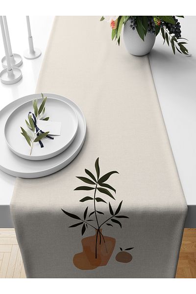 Bertille Home Σειρά 140x40 cm Ψηφιακή τυπωμένη μινιμαλιστική δρομέας
