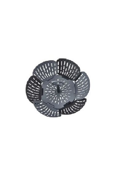 DEPOKON Foldable Steaming Vegetable Cooking Boiling Apparatus (Black)