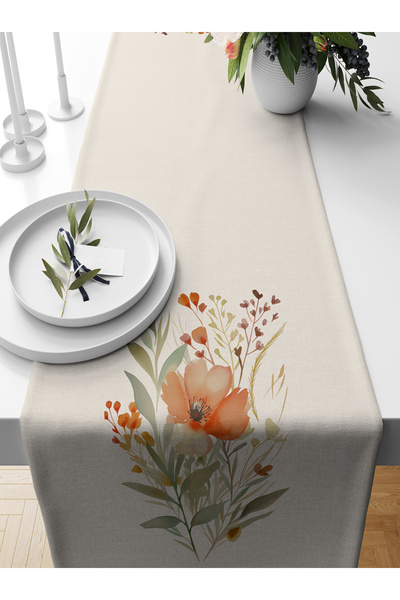 Bertille Home Seria Flori 140x40 Cm Runner Imprimat Digital