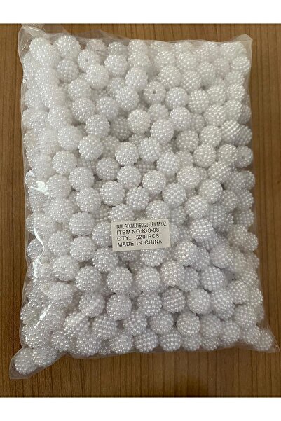 312 KONSEPT 520 τεμάχια 14 χιλιοστών με κουμπωτό κούμπωμα, λευκό χρώμα, μπαλά...