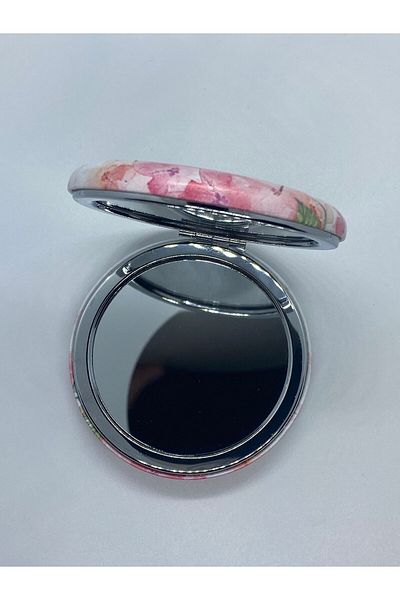312 KONSEPT ROUND MAKEUP THEMED BAG MAKEUP MIRROR