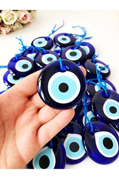 312 KONSEPT 5 bucăți de mărgele de sticlă cu ochi rău de 5,5 cm și 5 metri de...