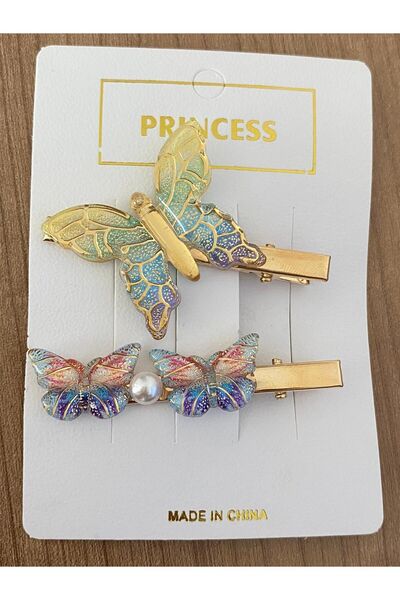 312 KONSEPT Clemă de prindere cu epoxie dublă în formă de fluture - cataramă