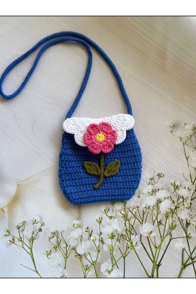 Kadın Girişimciler Atölyesi Модель «Ромашка» — ручної роботи, 100% бавовна, дитяча сумка з магнітом