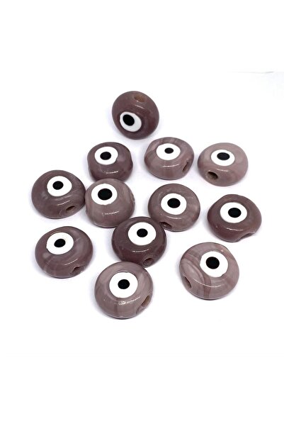 312 KONSEPT 10 bucăți de mărgele de sticlă cu ochi de diavol, culoare vizibil...