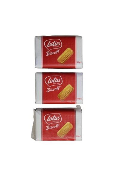 Lotus Biscoff Caramelized - 125g X 3 Pieces Biscuits