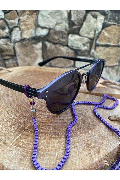 unique-g fashion accesories Metal Style Knitted Glasses Lanyard