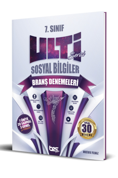 Bes Yayınları BES 7. Sınıf Ulti Sosyal Bilgiler Branş Denemeleri Video Çözümlü