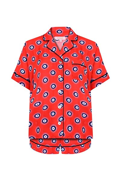 Menam Red Evil Eye Pijama Takımı
