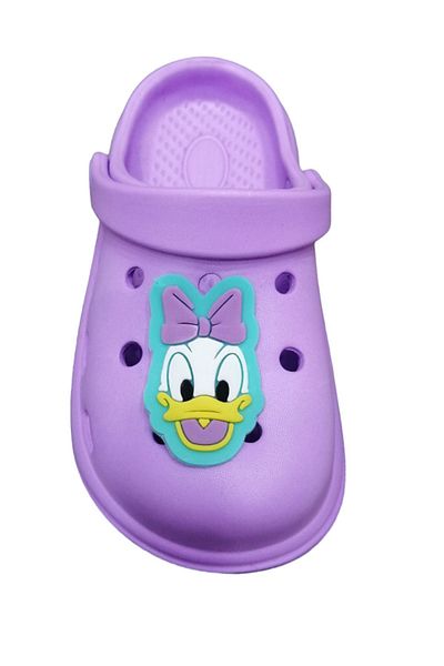 casso Daffy Duck Patterned - Girl's Daily Soft Sandals Slippers, Non-Slip Sole Home Kindergarten
