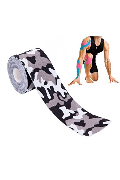 Boldy Kamuflaj Ağrı Bandı - Kinesiotape Bantlama-Sporcu Bandı-Sakatlık Bandı-Kinesio Bant-Kas Bandı-1 Adet