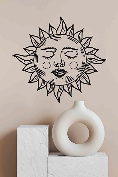 Kt Grup Бохо Сонце Сучасна вітальня та кімната для відпочинку Настінні наклейки