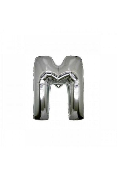 ikm balon Foil Letter Balloon Small Size 16 Inch 35 Cm Silver M