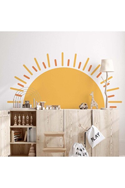 Kt Grup Boho Güneş Salon Ve Oturum Odası Modern Duvar Sticker Seti