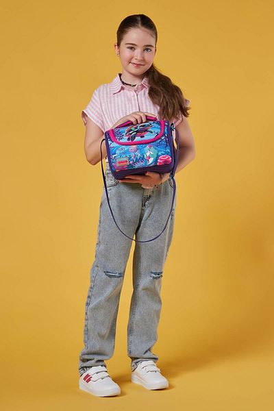 Yaygan Coral High Kids Pink Purple Turtle Patterned Thermo Lunchbox 11756