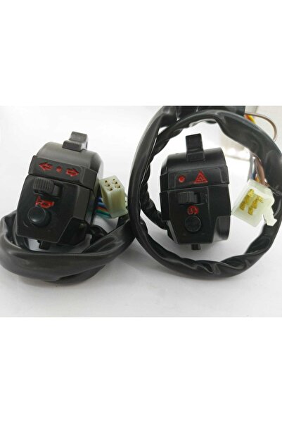 Genel Markalar Cg 125 Sağ Sol Kumanda Takımı Ve Düğmeleri Siyah Umt