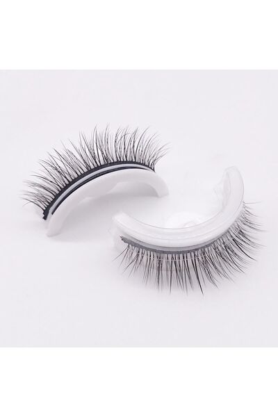 POP Beauty Doğal Ipek Takma Kirpik, Kendinden Yapışkanlı Ve Yeniden Kullanıla...