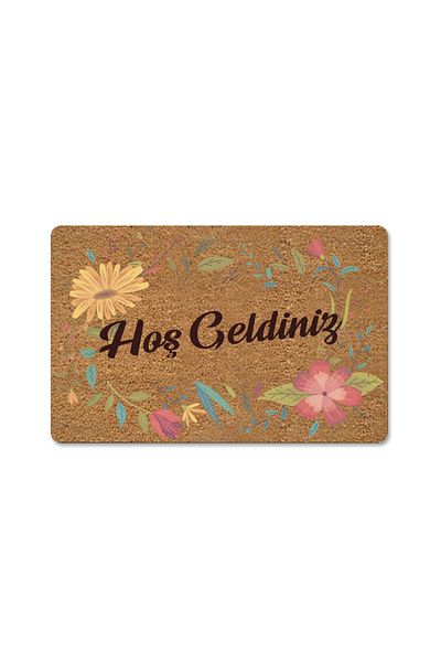 M&H Quality Coco Look Cactuses Themed Decorative Mat - Door Front and Interior