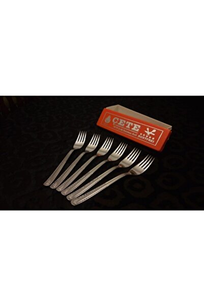 Çete Inci Yemek Çatalı 12 ' Li ( Paslanmaz Çelik )