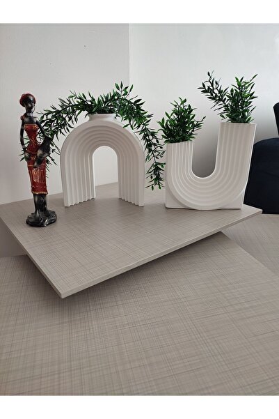 Online 2 Lı Dekoratif U Vazo Büyük Boy ( 20 Cm ) Obje - Biblo