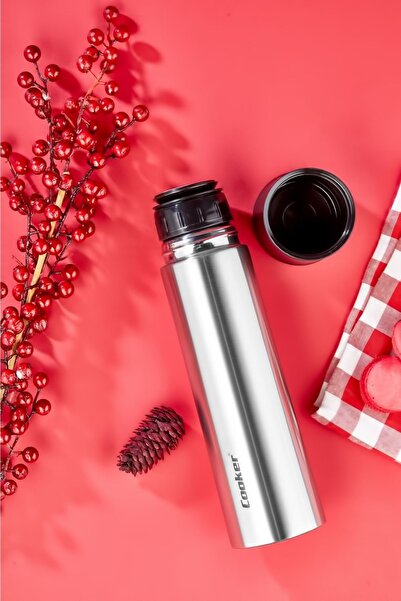 Cooker Stainless Steel Thermos - Black, -ckr-2057-0.50 Lt