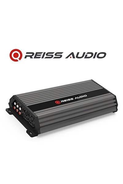 Reiss Rs-Q200.6D 6kanal Profesyonel Oto Amfi Anfi 2 Ohm 300Rms X6--4 Ohm 200Rms x6--4 Ohm Bridged 3X600RMS