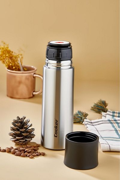 Cooker -CKR-2056-0.40 LT STAINLESS STEEL THERMOS-BLACK