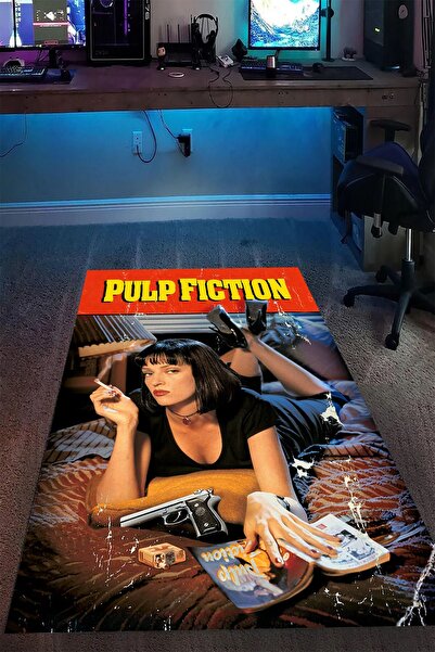 Alpacarpet Kaymaz Taban Makinede Yıkanabilir Dizi Film Poster Desenli Oyuncu ...