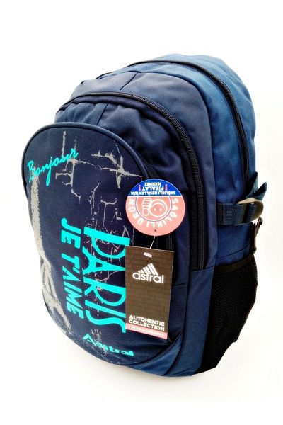 ASTRAL Rucsac de lux pentru bărbați pentru școală cu 3 compartimente 46x31x18 cm