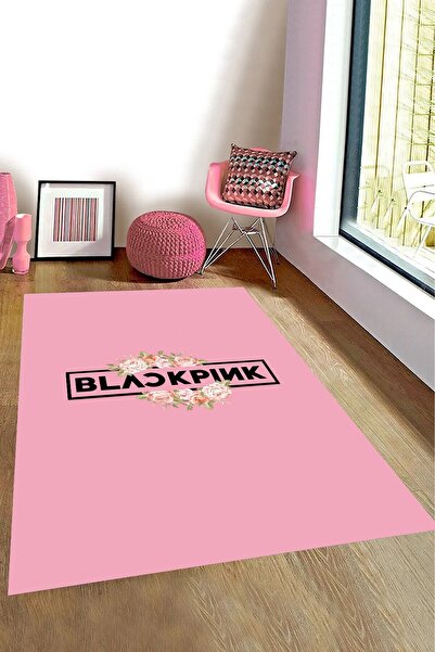Genel Markalar Kaymaz Taban Makinede Yıkanabilir BlackPink Army Kpop Desenli ...