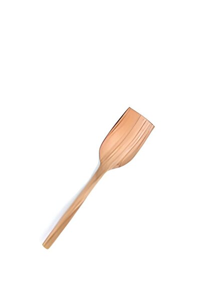 bk&tk design Ahşap Spatula-Hamur Spatulası-Tahta Kaşık-Pankek Spatulası 28 cm 1 adet