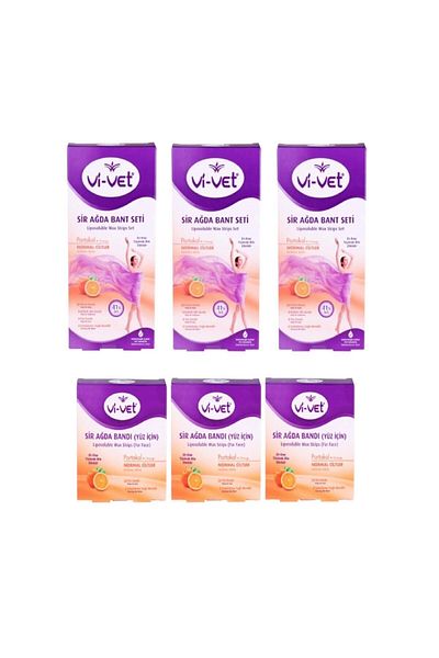 Vi-vet VIVET CIRCLE TAPE SET ORANGE SET OF 41 x 3 PIECES + CIRCLE TAPE FOR FACIAL ORANGE x 3 PIECES