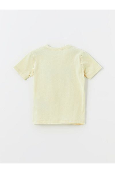 LC Waikiki LCW Baby Boy T-Shirt - Crew Neck, Short Sleeve, Printed