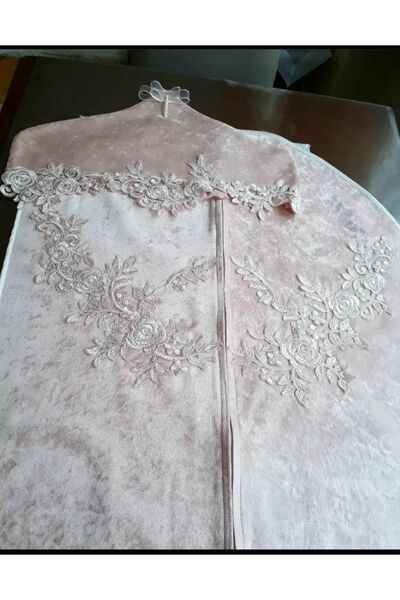 Ebrar Çeyiz Kadife Elbise Gamboç Ve Askılık