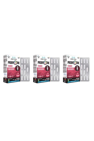 Zade Vital Probiotic Feminen 30 Capsule 3-Pack