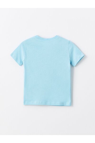 LC Waikiki LCW Baby Boys póló - Crew nyakú, rövid ujjú, nyomott