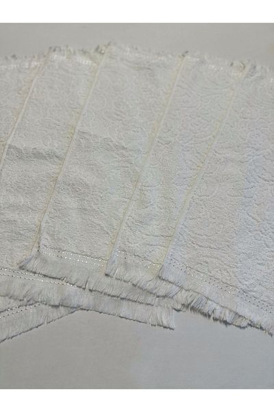 Ayşika home 5 Pieces of Hand Towels 100% Cotton