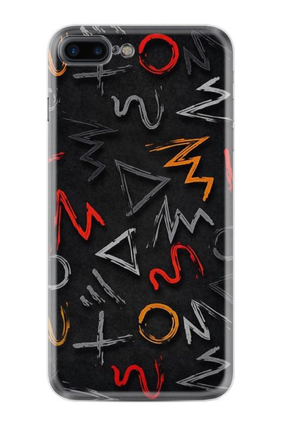 Arvencase Apple iPhone 7-8 Plus Case Cover Happy Series Silicone Ip-7Plus Stk...