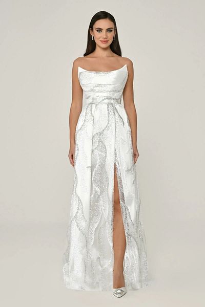 ALFABETA Evening Dress - Women's Comfortable Cut Shoes