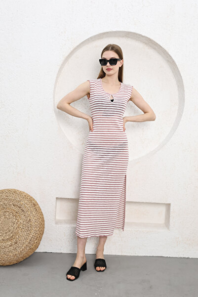 INSTYLE PAREO DAMLA YAKA UZUN MODEL