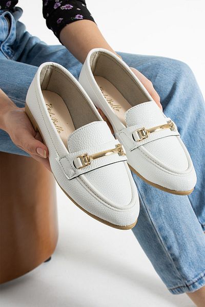 star shoes Balerini de damă cu cataramă în dungi Pantofi de zi cu zi ortopedici, eleganti, confortabili