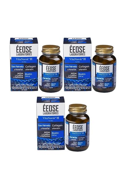 Eeose Vitanorsk H For Men (Anti-Hair Loss, 45 Tablets) - 3 Pieces