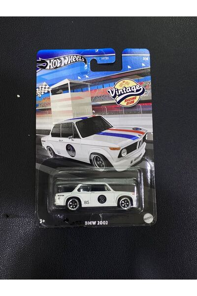 HOT WHEELS BMW 2002 VINTAGE RACING CLUP UZUN KART SERİSİ KOLELSİYONERLERE ÖZEL
