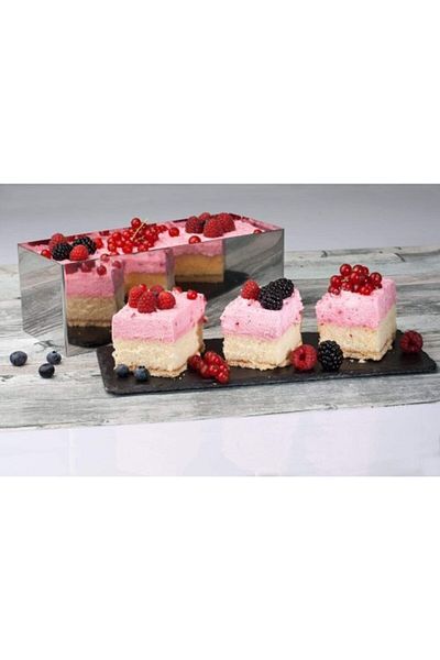 Nar kalıp Narkalıp Rectangular Cake Mold Depth 8cm