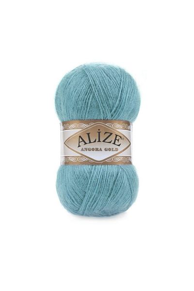Alize ( 5 Τεμάχια ) Angora Gold 164 Azur Νήματα Πλεξίματος Για Γιλέκο Καρδιά Σακάκι Νήμα Για Μαντήλι Πουλόβερ