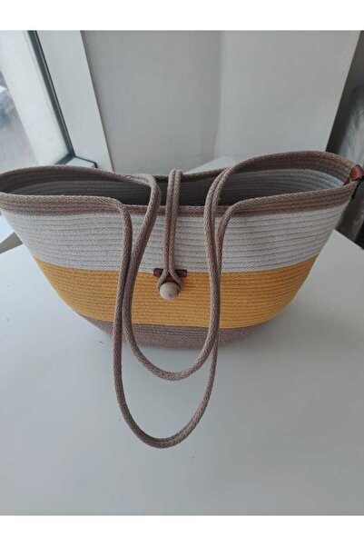 Boheme bag05 Çanta hasır günlük kullanıma uygun ve Plaj çantası