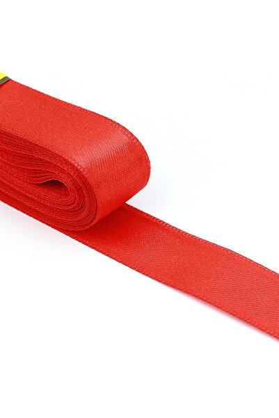 BenimMarifetlerim Kırmızı Saten Kurdele 4 cm 10 Metre
