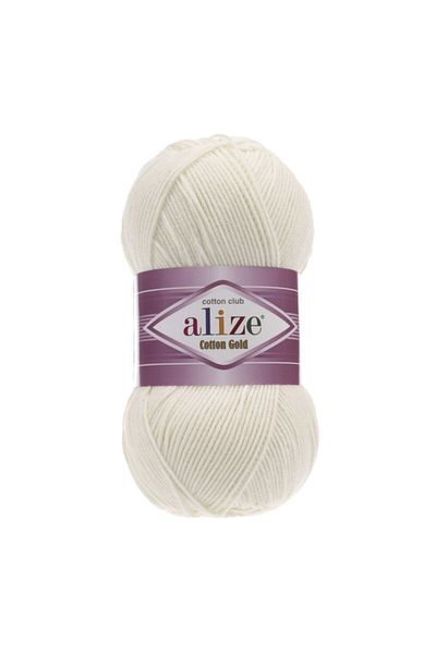 CLK Cotton Gold Alize 5 Συσκευασία Υμάκ Cotton Gold 62 Ανοιχτό Κρέμ (5 τεμάχια Υμάκ)